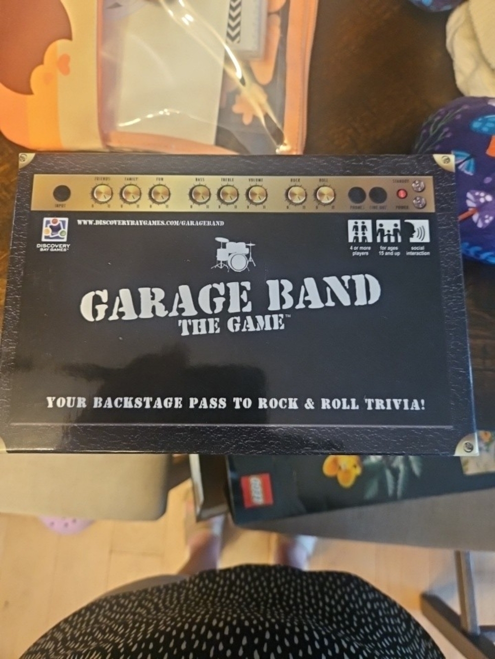 Garage Band The Game Trivia Board Game - Black